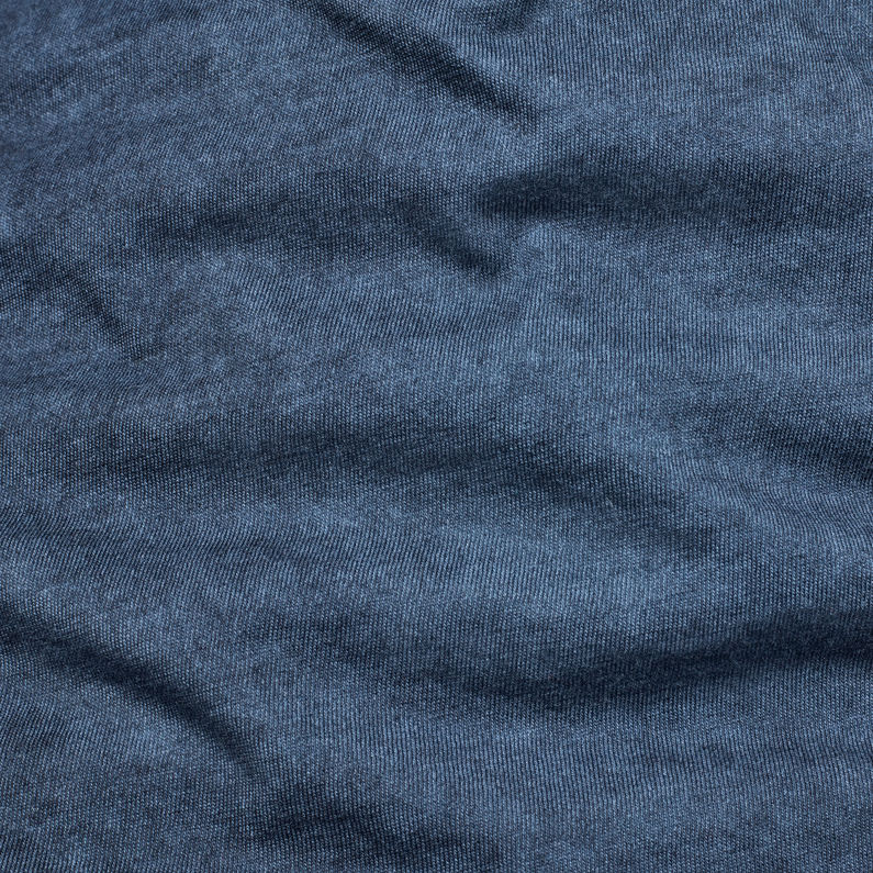 G-Star RAW® Abram T-Shirt Dark blue fabric shot