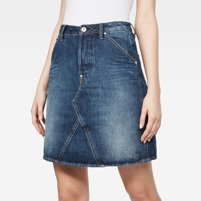 G-Star RAW® 5622 Custom A-Line Skirt Medium blue