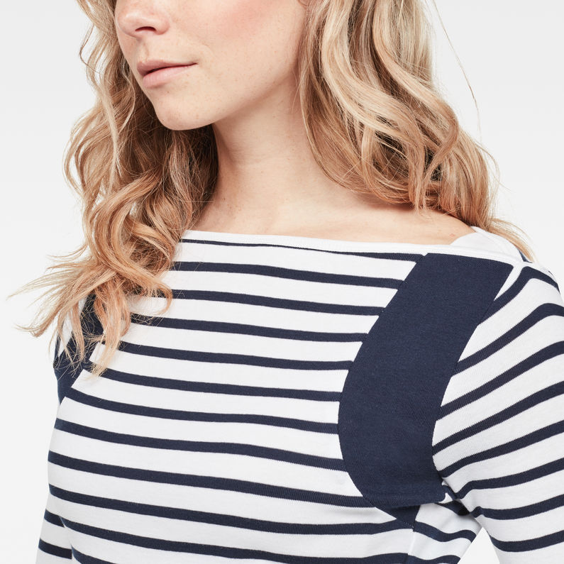 G-Star RAW® Zovas Slim Boatneck detail shot