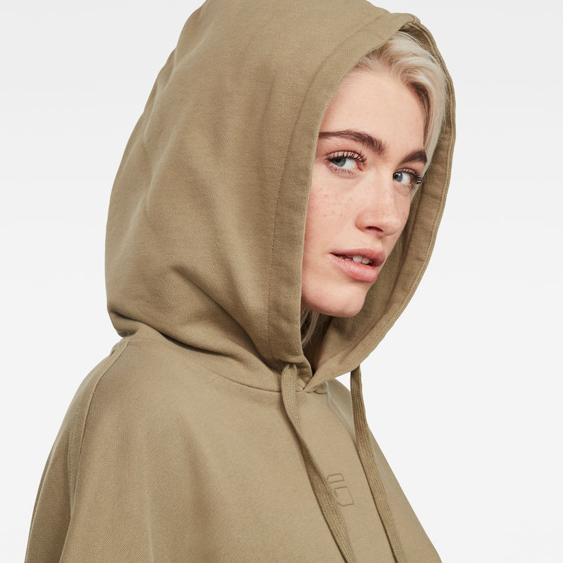 G-Star RAW® XXL Hooded Sweater Green detail shot