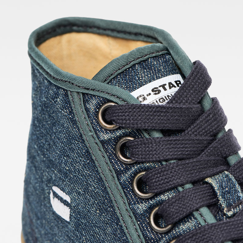 G-Star RAW® Rovulc Roel Wash Mid Sneaker Dark blue detail