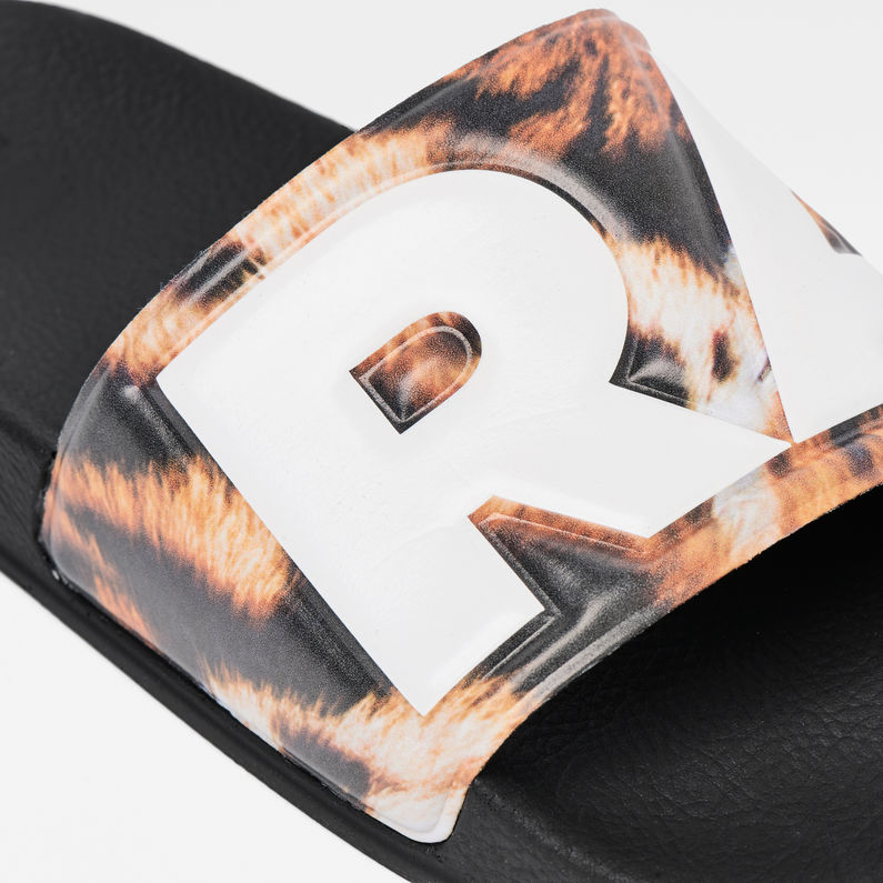 G-Star RAW® Cart Pattern II Slide Brown detail