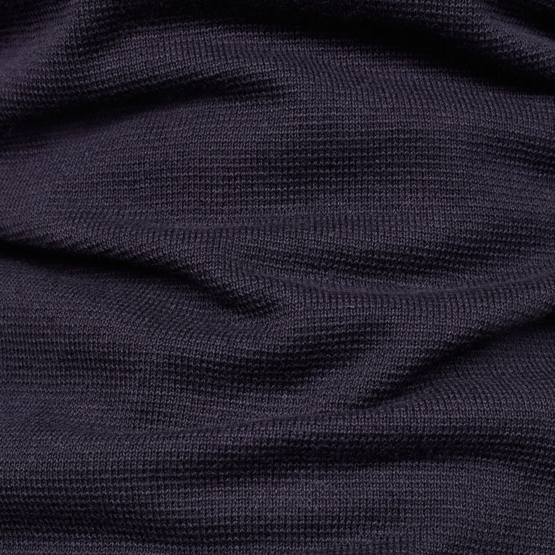 G-STAR® Core straight Knit Dark blue fabric shot