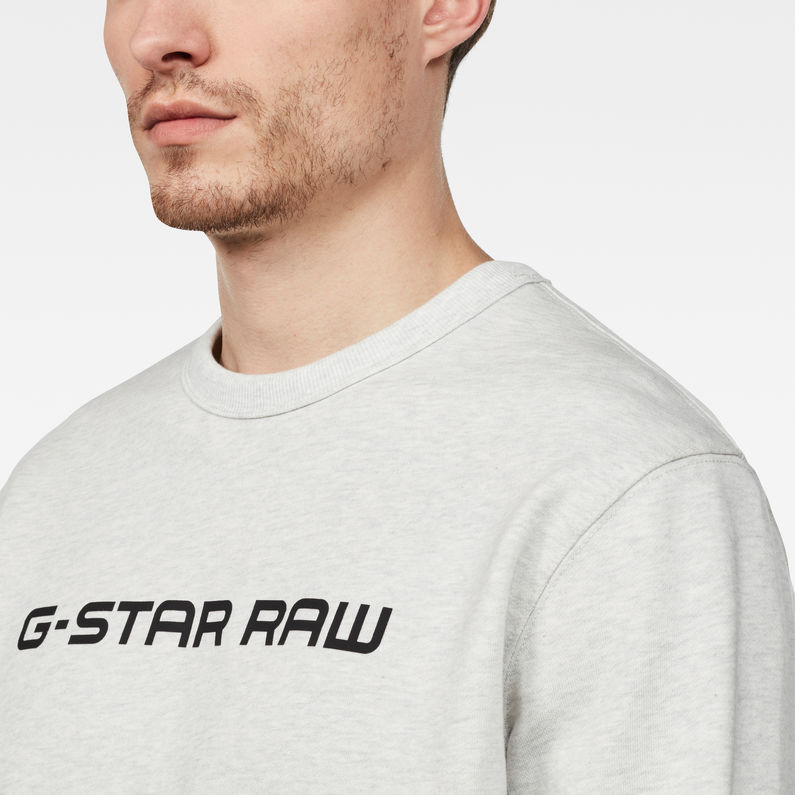 G-Star RAW® Loaq Sweater White detail shot