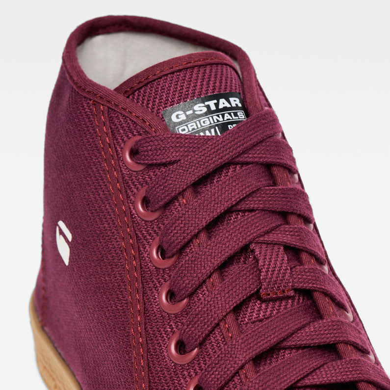 G-Star RAW® Rovulc Mid Sneaker Red detail