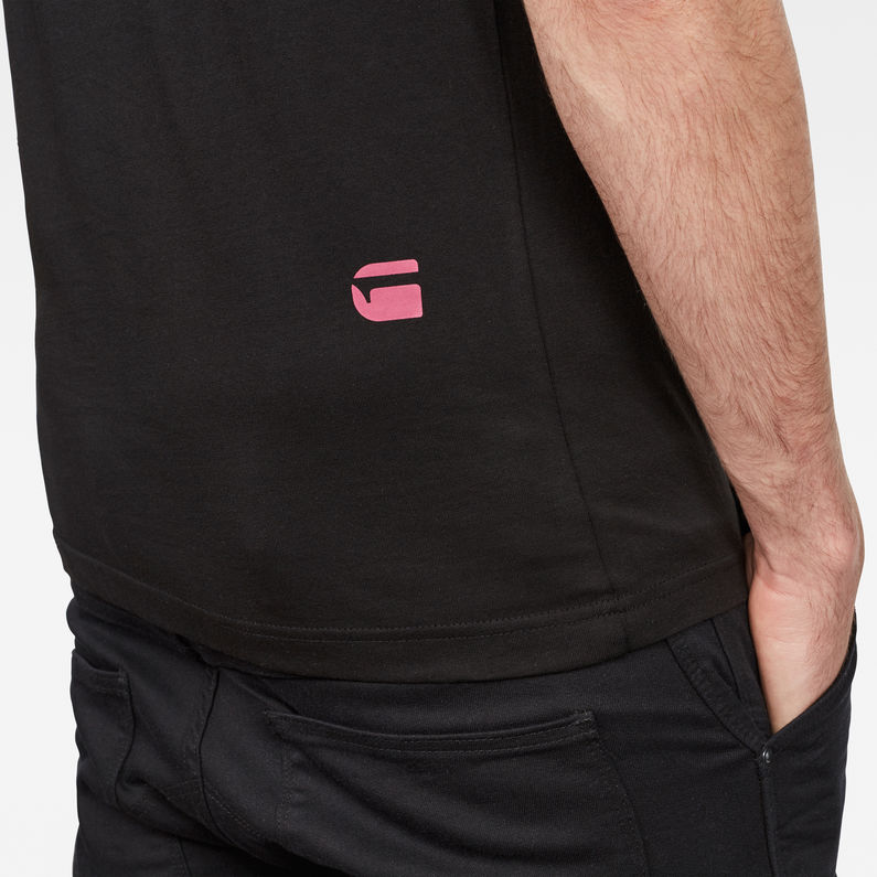 G-Star RAW® Zeabel T-Shirt Black detail shot