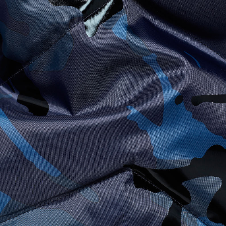 G-Star RAW® Alaska Padded Teddy Jacket Dark blue fabric shot