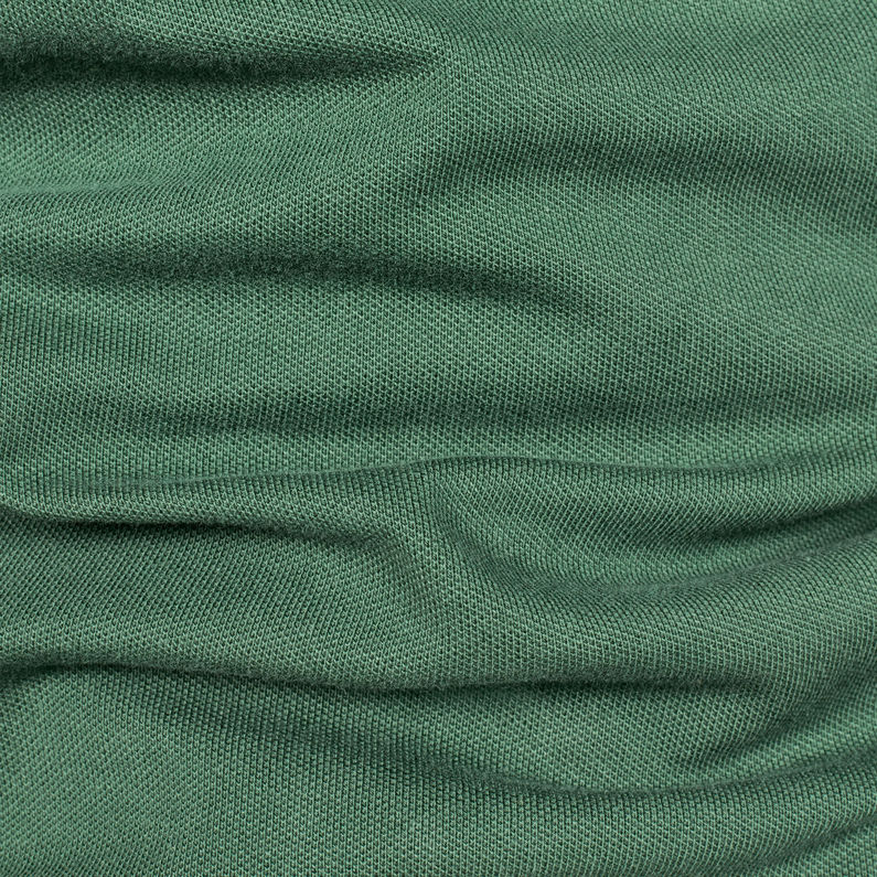 G-Star RAW® Dunda Polo Green fabric shot