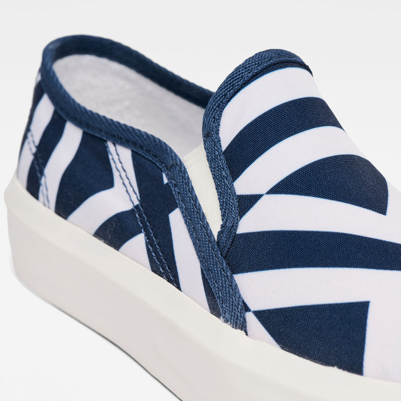 G-STAR® Strett Slip-On Pattern Sneaker Blanc detail