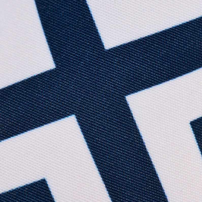 G-STAR® Strett Slip-On Pattern Sneaker Blanc fabric shot