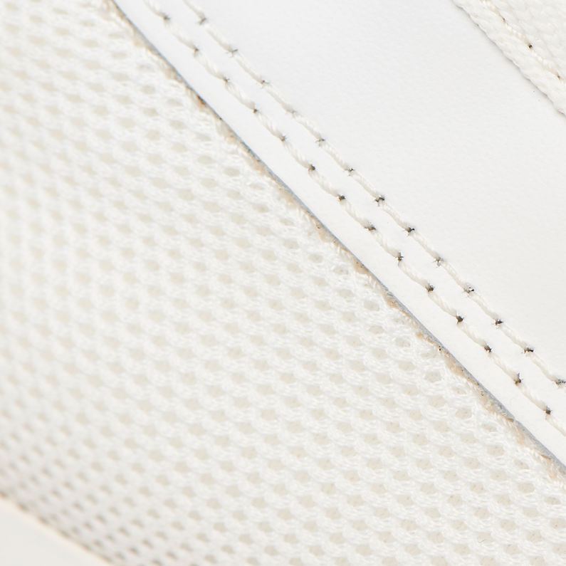 G-STAR® Strett Lace-Up Sneaker Blanc fabric shot