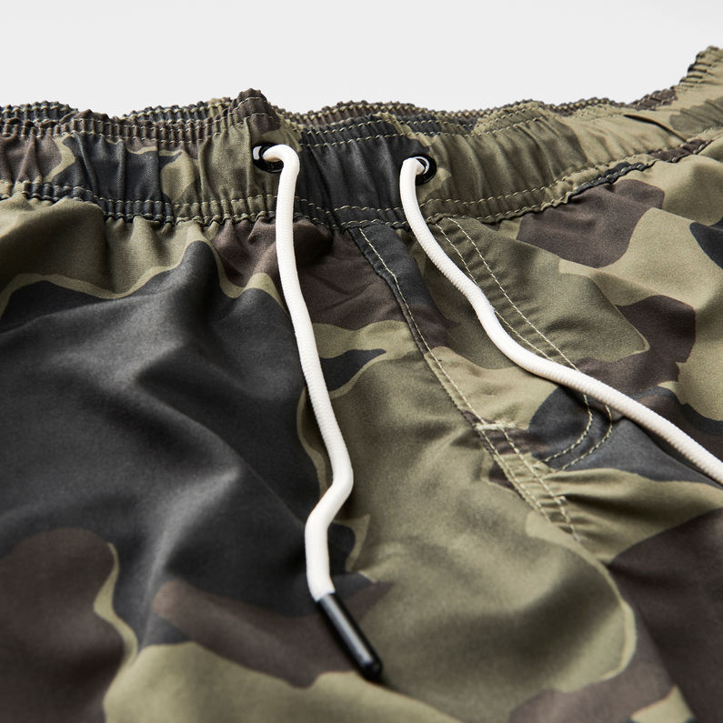 G-Star RAW® Dirik Patterned Swimshort Green detail shot