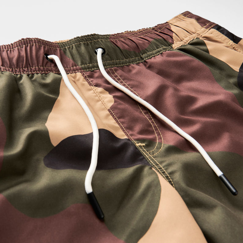 G-Star RAW® Dirik Patterned Swimshort Grey detail shot