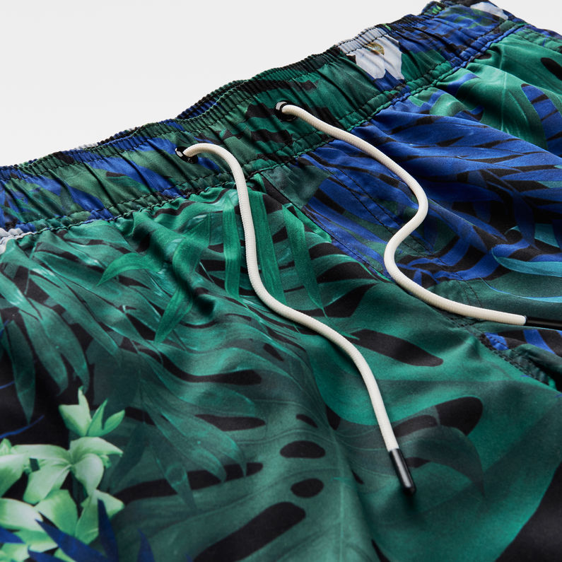 G-Star RAW® Dirik Patterned Swimshort Green detail shot