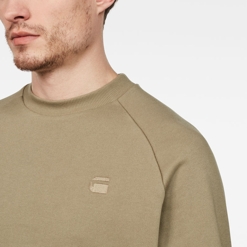 G-Star RAW® Tendric Stor Sweater Beige detail shot