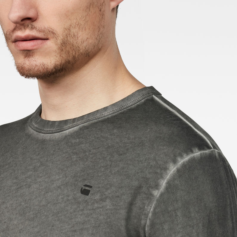 G-Star RAW® Abram T-Shirt Grey detail shot