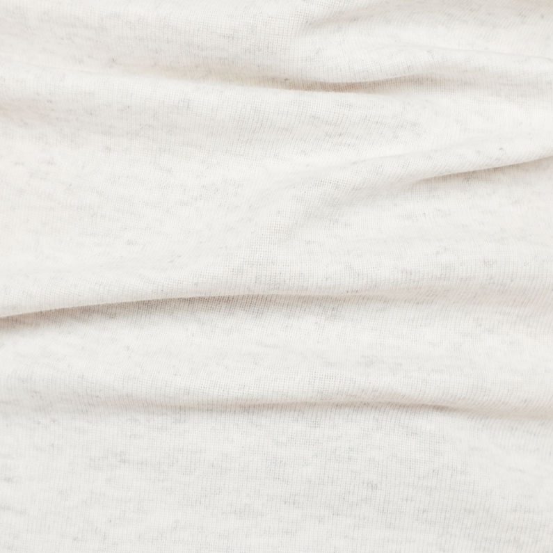 G-Star RAW® Raw Correct Unstand T-Shirt White fabric shot