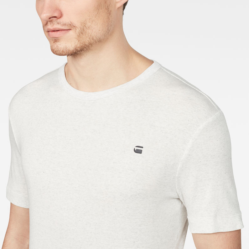 G-Star RAW® Raw Correct Unstand T-Shirt White detail shot