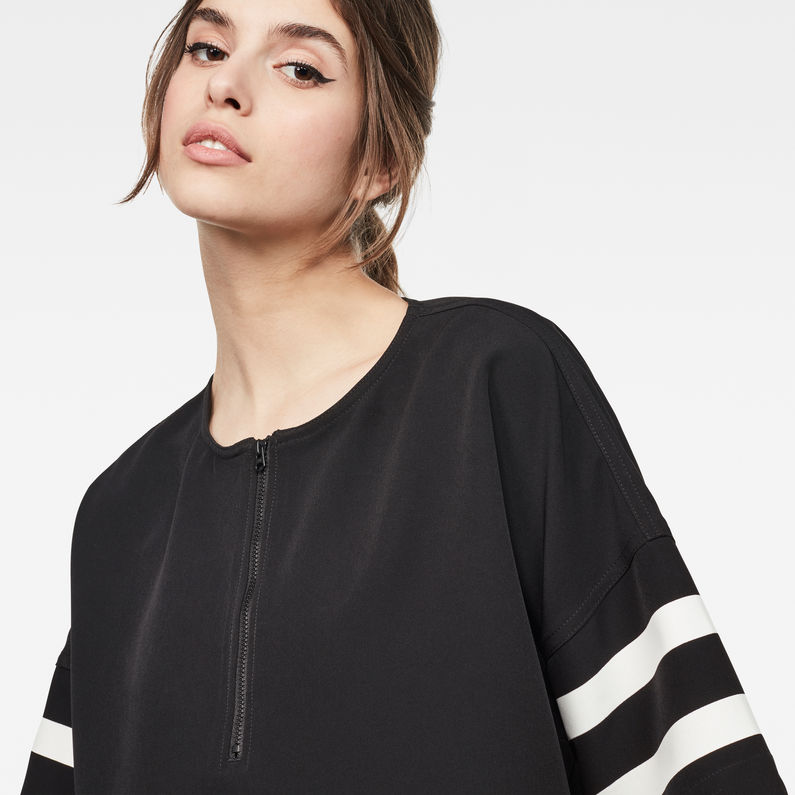 G-Star RAW® Hybrid Archive Zip sport top Black