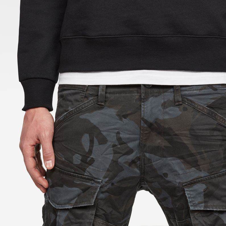 G-Star RAW® Rovic 3D Straight Tapered Pants Gris detail shot