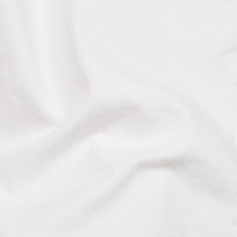 G-Star RAW® Arc 3D 1/2-Length Shorts Blanc fabric shot