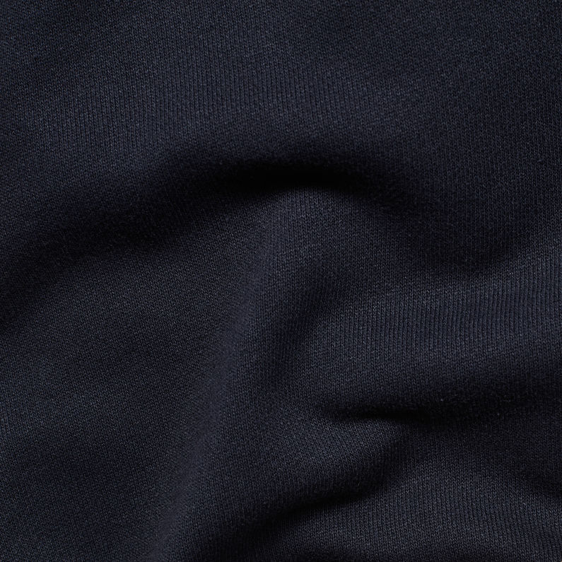 G-Star RAW® Spiraq Straight Hooded Sweater Dark blue fabric shot