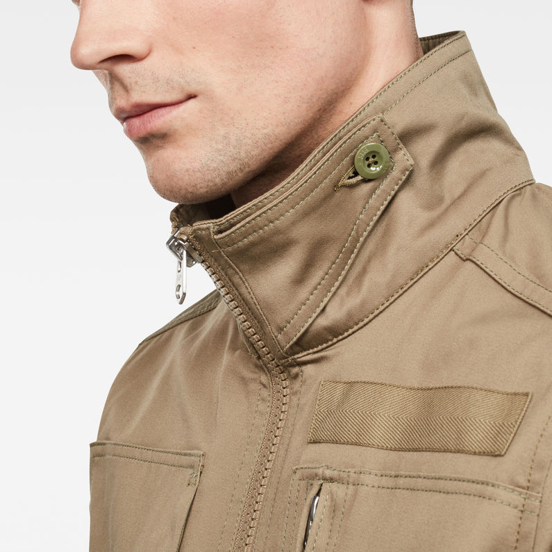 G-Star RAW® Powel Deconstructed Jacket Green detail shot