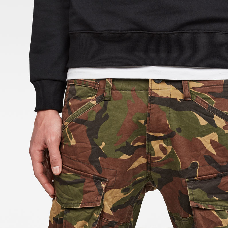 G-STAR® Rovic 3D Straight Tapered Jeans Grün detail shot