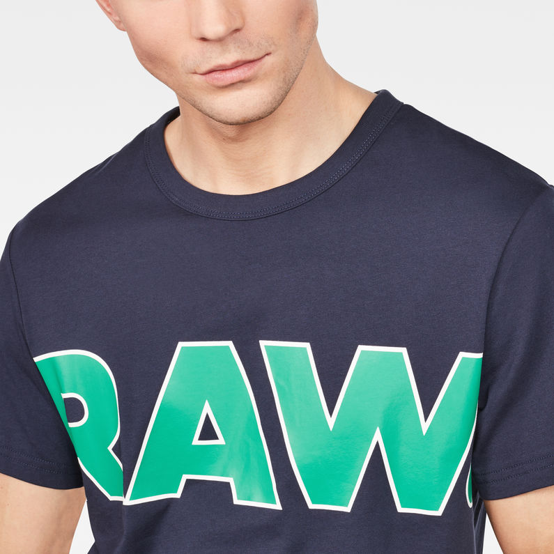 G-Star RAW® Fama T-Shirt Dark blue detail shot
