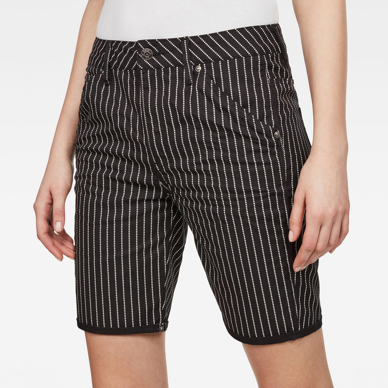 G-Star RAW® 5621 Boyfriend Women's Shorts Black detail shot buckle