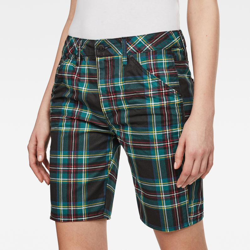 G-Star RAW® 5621 Boyfriend Women's Shorts Grün detail shot buckle