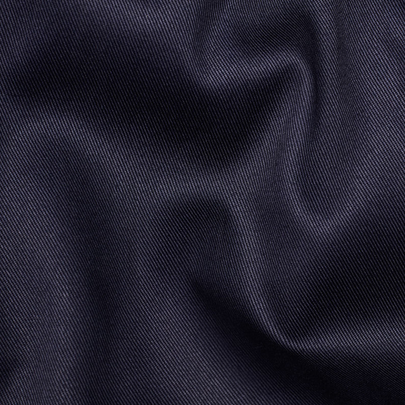 G-Star RAW® Deline Long Loose Trench Dark blue fabric shot