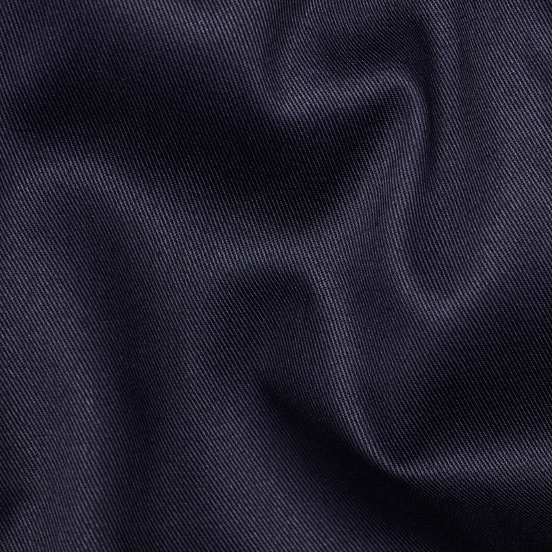 G-Star RAW® Deline Long Loose Trench Bleu foncé fabric shot