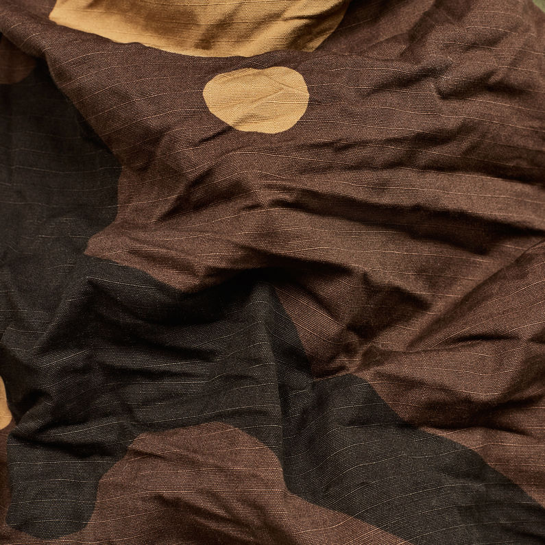 G-STAR® Tendric Deconstructed Loose 1/2-Length Shorts Green fabric shot