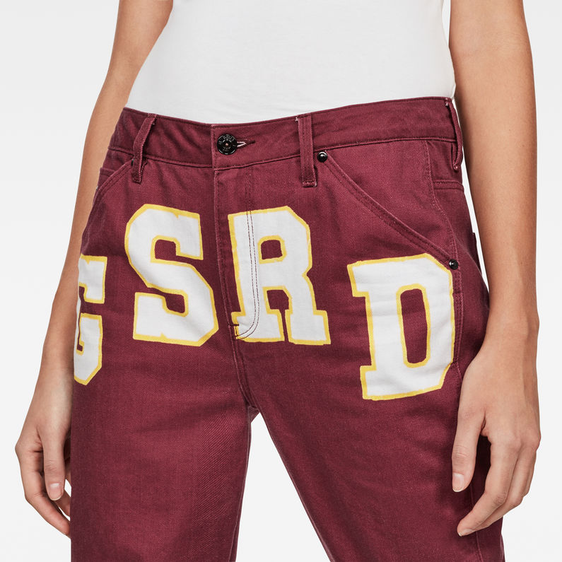 G-STAR® 5622 3D Mid waist Boyfriend Color Jeans Rot