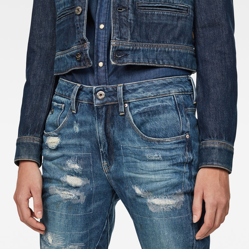 G-Star RAW® Arc 3D Mid waist Boyfriend GS Restored Jeans Mittelblau