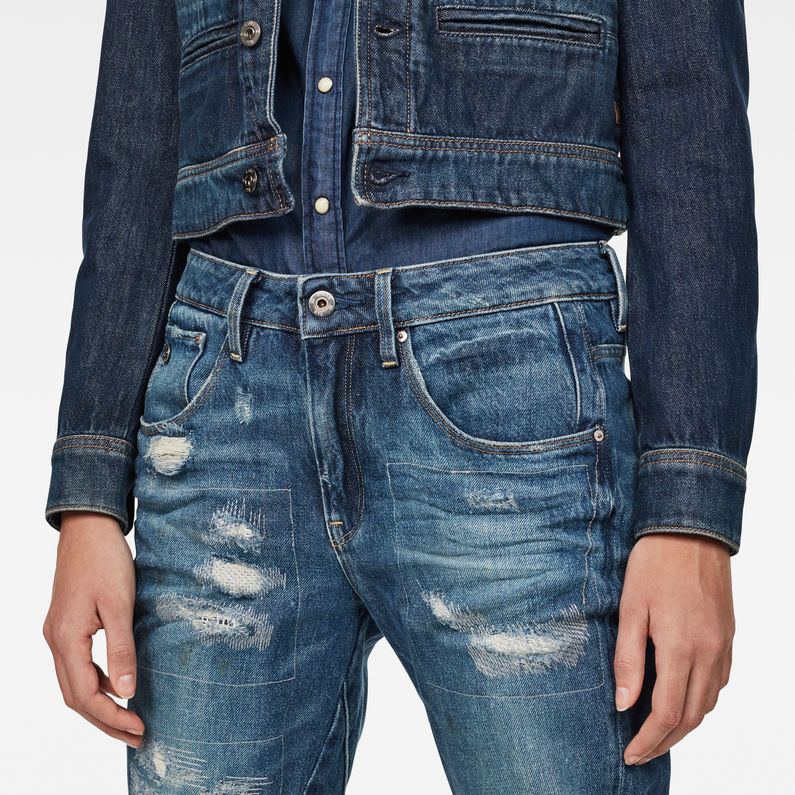 G-Star RAW® Arc 3D Mid waist Boyfriend Jeans Midden blauw