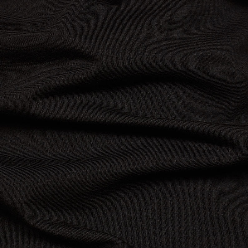G-Star RAW® Poskin T-shirt Black fabric shot