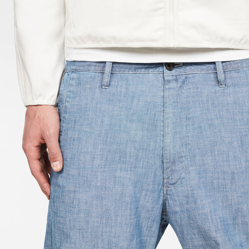 G-Star RAW® Bronson Loose 1/2-Length Shorts Azul intermedio detail shot