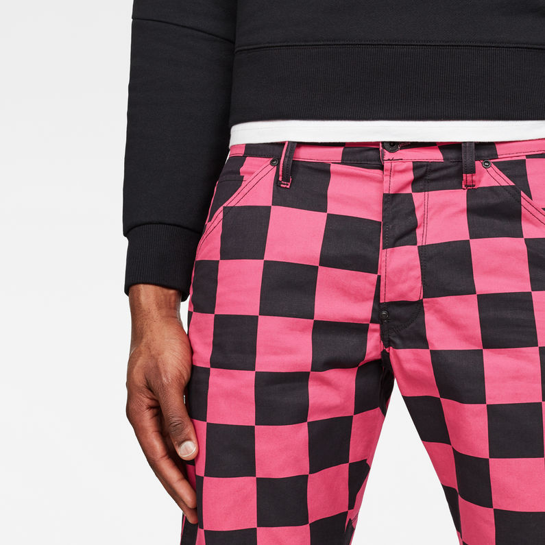 G-STAR® G-Star Elwood X25 3D Men's Shorts Pink detail shot buckle