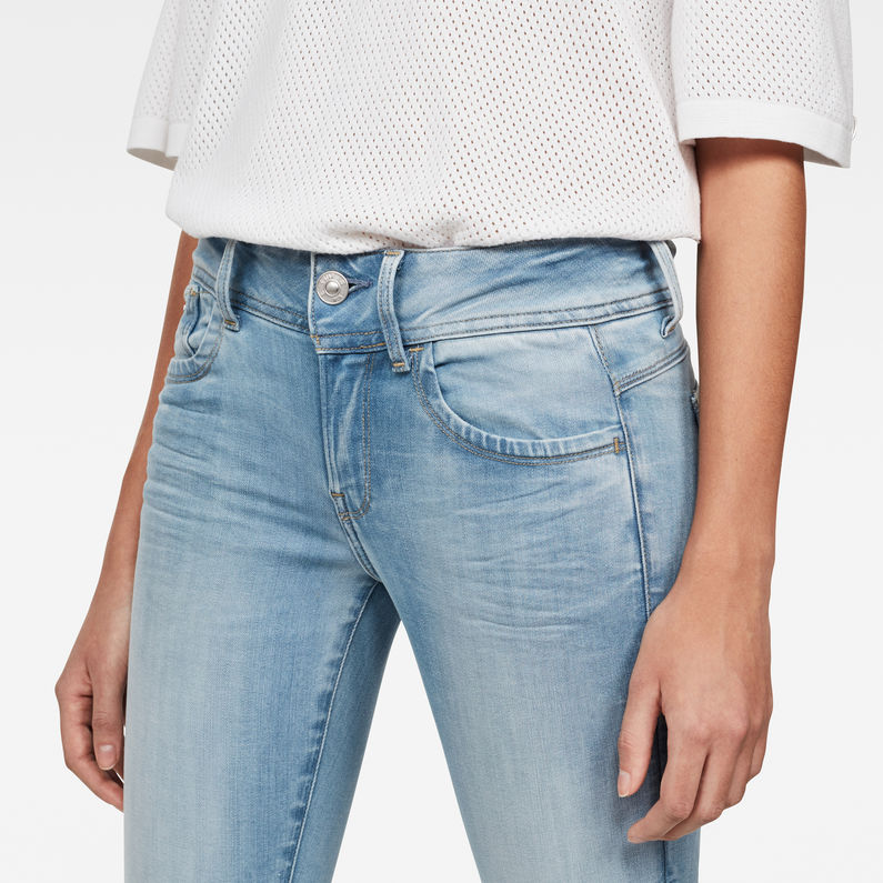 G-Star RAW® Lynn D-Mid waist Super Skinny Jeans Mittelblau