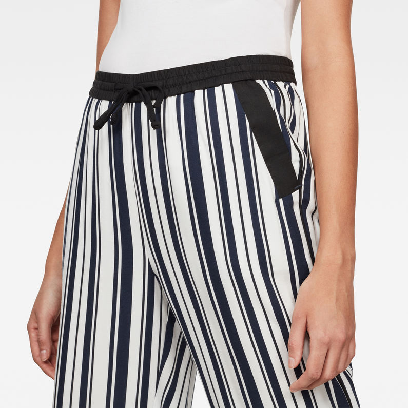 G-STAR® Bronson Loose High Waist waist Sport Chino Weiß detail shot