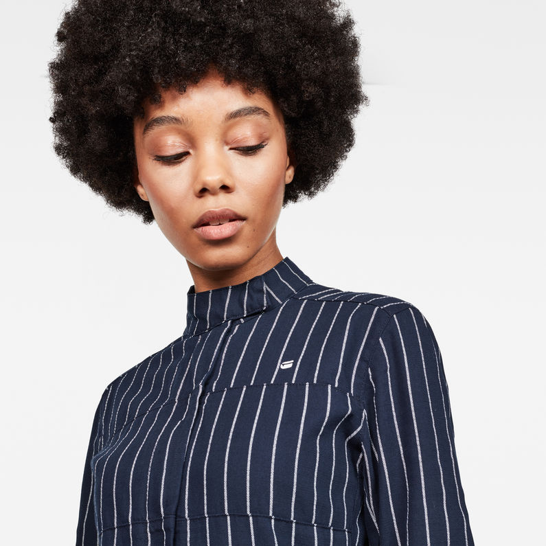 G-Star RAW® Avernus Racer Jumpsuit Dark blue detail shot