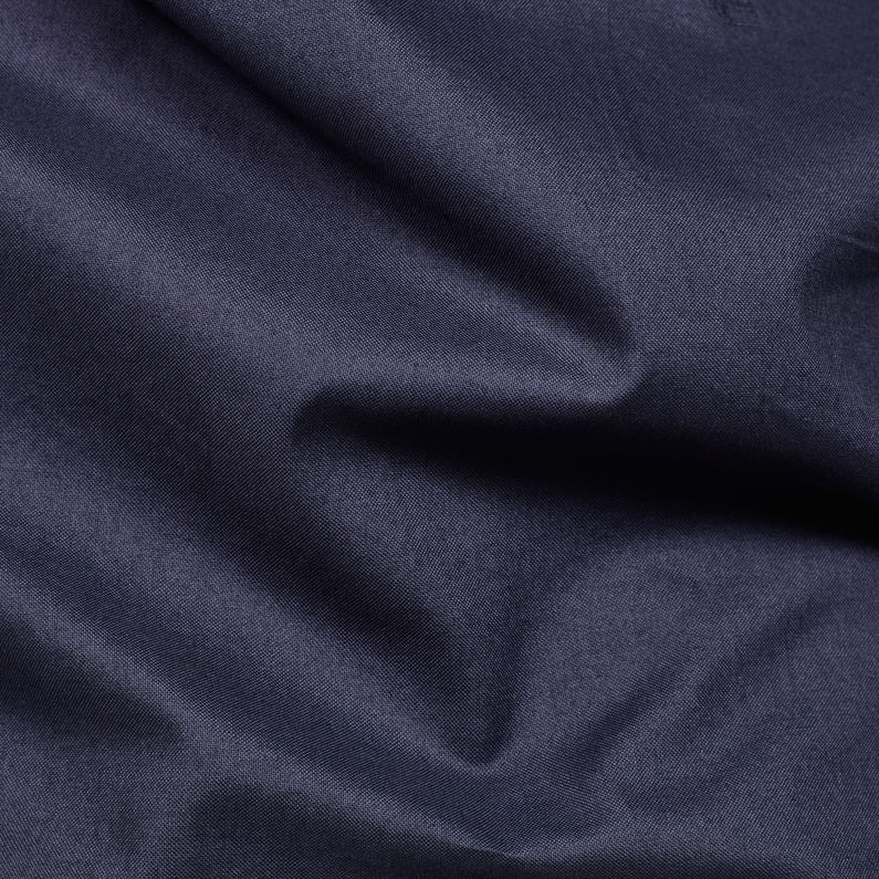 G-Star RAW® Bristum Collarless Relaxed 1/2-Closure Shirt Dark blue