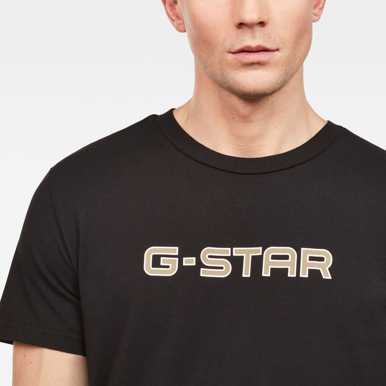 G-Star RAW® Geston T-Shirt Black detail shot