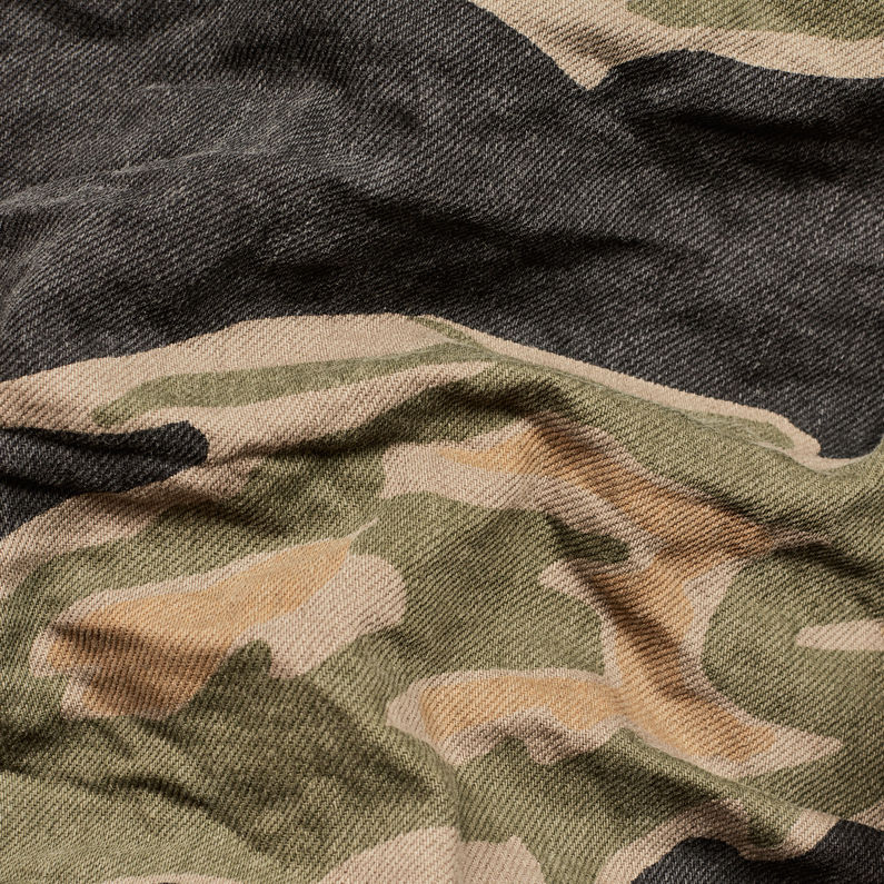 G-STAR® Rovic Relaxed 1/2-Length Shorts Green fabric shot