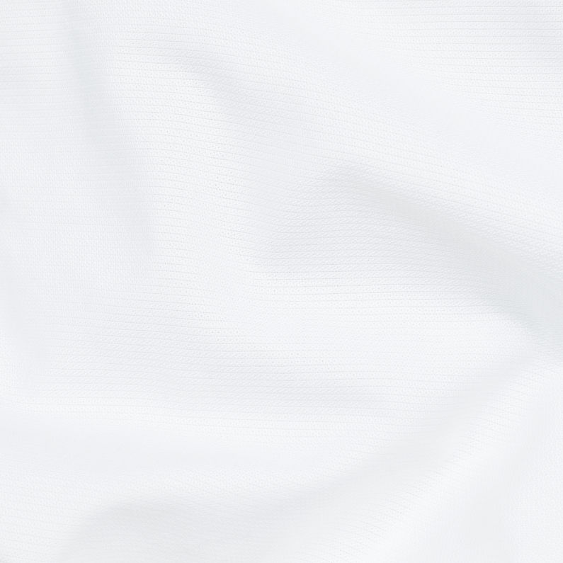 G-Star RAW® Bristum Pleated High waist Bermuda Shorts ホワイト fabric shot