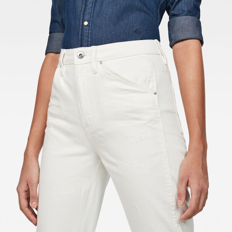 G-STAR® Raw Essentials 5622 Ultra High Waist Straight 7/8 Jeans Donkerblauw