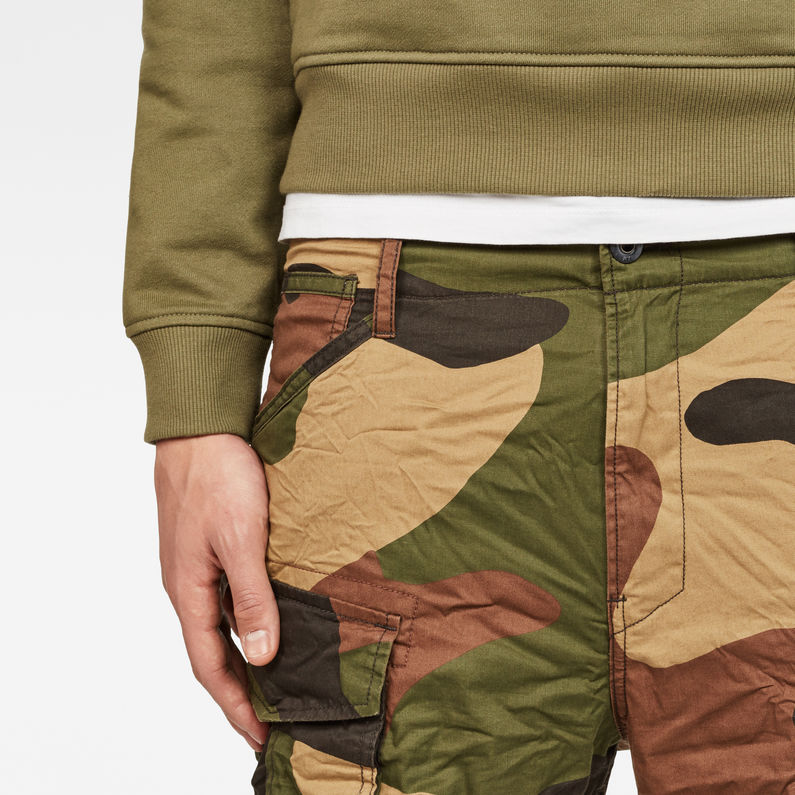 G-STAR® Rovic Loose Shorts Green detail shot