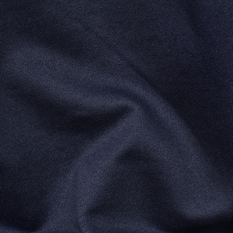 G-Star RAW® Core Zip-Hooded Zip Sweater Dark blue fabric shot